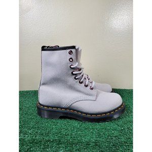 Dr Martens Womens 1460 Bejeweled Lace Up Boots White Size 5
